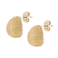 14K Gold Plated Double-Layer Sunflower Stud Earrings - Everyday Luxury for Work & Play - JS6