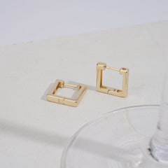 14K Gold Plated Hoop Earrings Set - 3 Sizes (14/17/20mm) Hypoallergenic, Tarnish Resistant & Stackable for Daily Luxury - TZ3